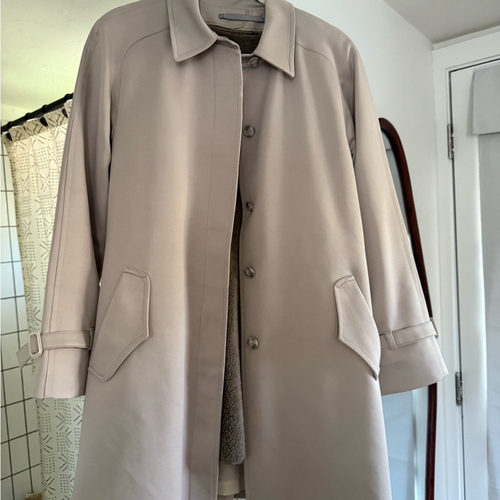 Vintage London Fog Women's Tan Trench Coat